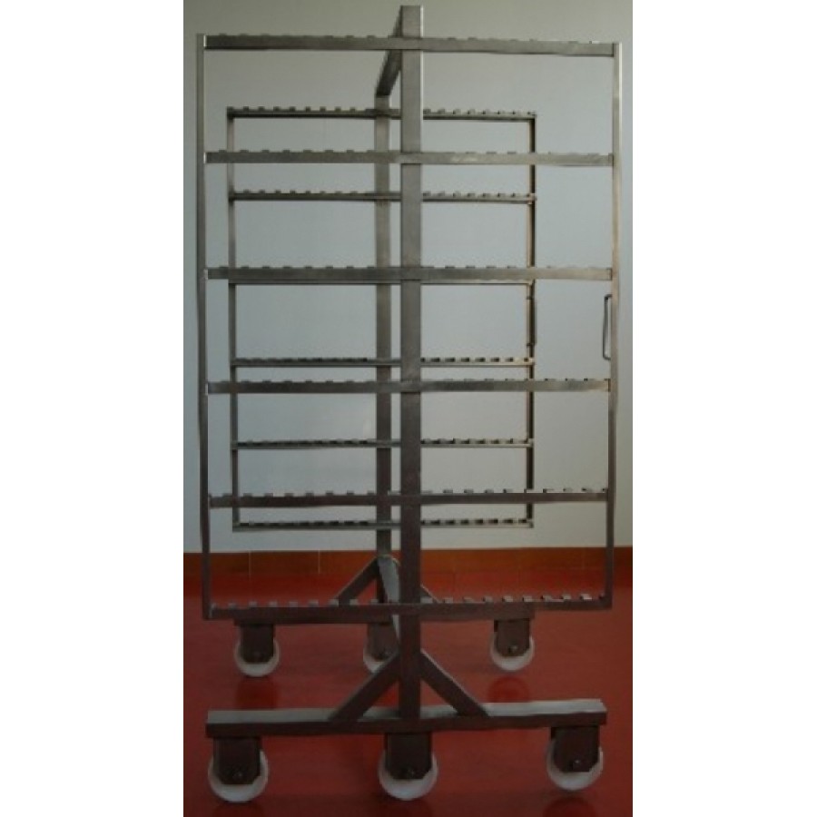 TROLLEY FOR THE TRANSPORTATION AND TREATMENT OF PRODUCTS 6 level