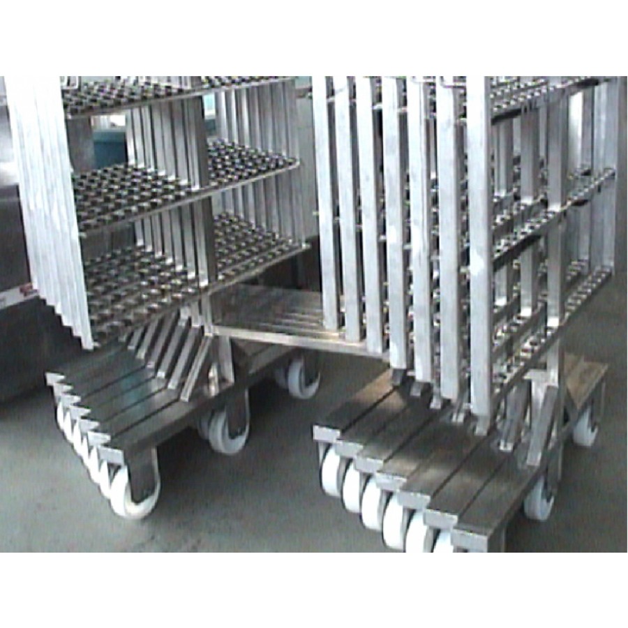 TROLLEY FOR THE TRANSPORTATION AND TREATMENT OF PRODUCTS (5 level)